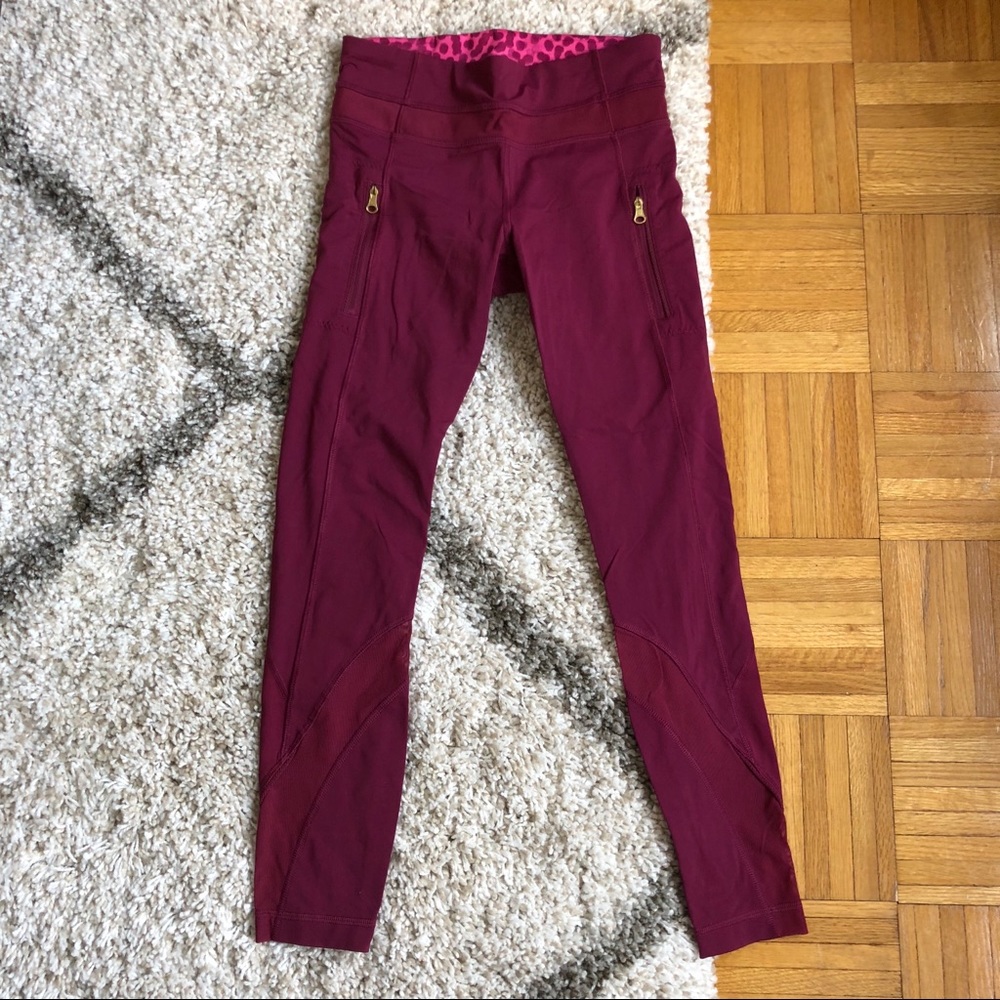 Lululemon Inspire Tight II Dark Plum - Picture 1 of 5